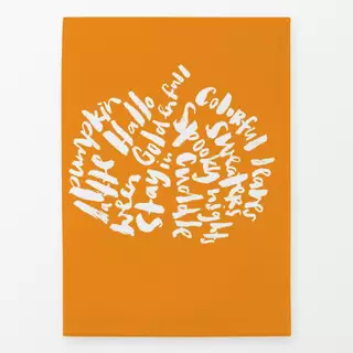 Geschirrtücher Herbst Halloween Lettering