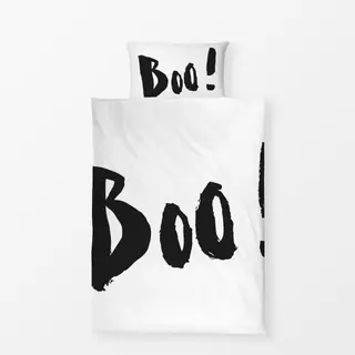 Bettwäsche Boo! Lettering