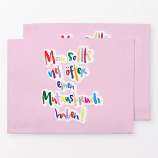 Tischset Mutausbruch