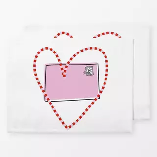 Tischset Love letter 2