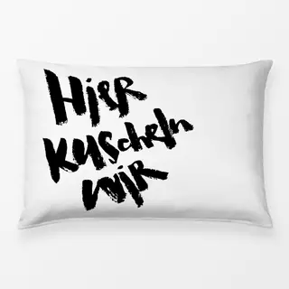Bettwäsche Hier Kuscheln Wir