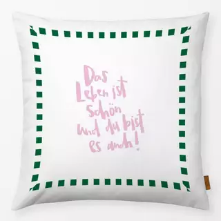 Kissen Das Leben ist schön