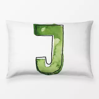 Bettwäsche J Buchstabe waldgrün