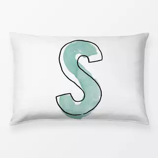 Bettwäsche S Buchstabe mint