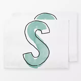 Tischset S Buchstabe mint