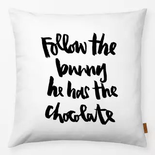 Kissen Follow the bunny
