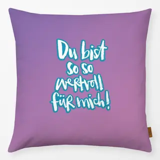 Kissen Wertvoll 2