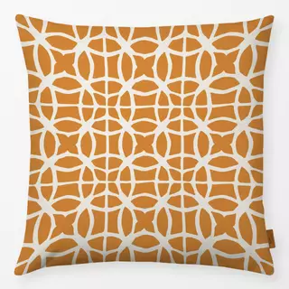 Kissen Mediterrane Fliesen orange