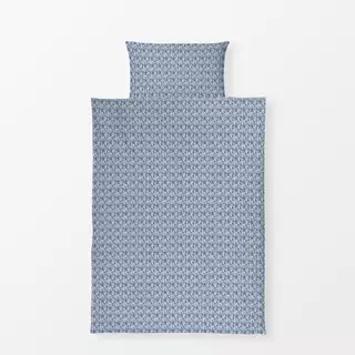 Bettwäsche Muschel dunkelblau