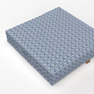 Bodenkissen Muschel dunkelblau