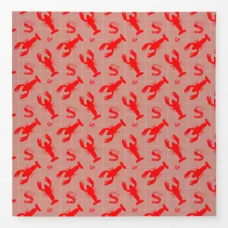 Tischdecke Seafood Grid
