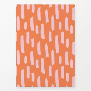 Geschirrtücher Brush Strokes Orange & Blush