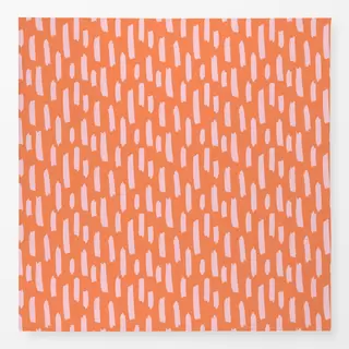Tischdecke Brush Strokes Orange & Blush