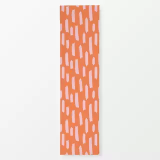 Tischläufer Brush Strokes Orange & Blush