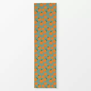 Tischläufer Orange Grid