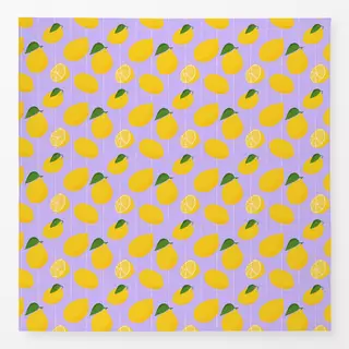 Tischdecke Lemon Grid