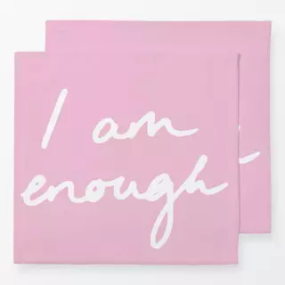 Servietten I am enough 1