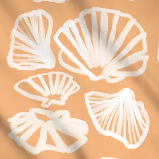 Meterware Pastel Seashells