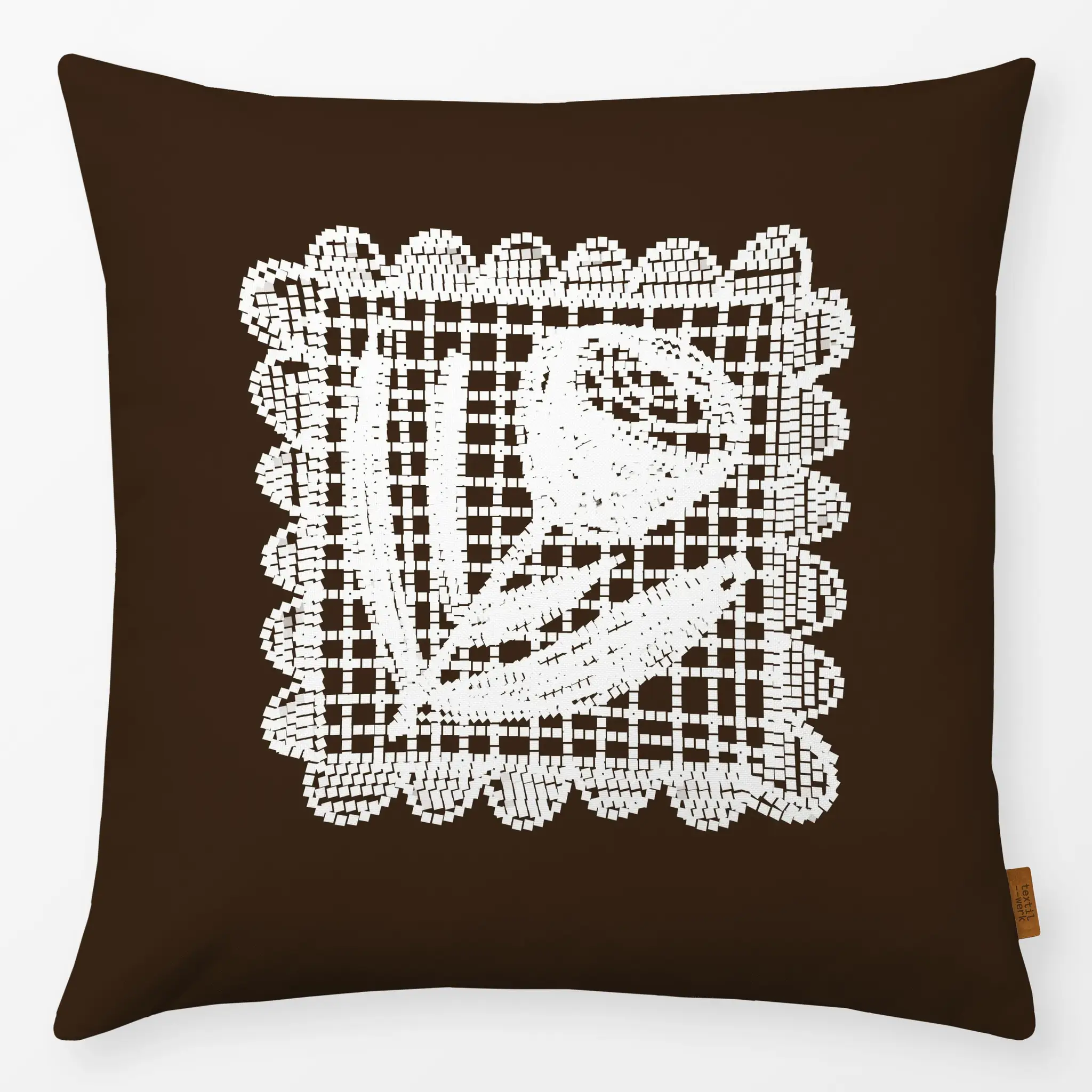 Kissen Kissen Crochet Rose