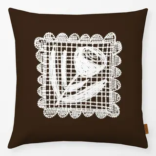 Kissen Crochet Rose