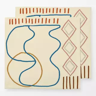 Servietten Abstract Boho Geometric