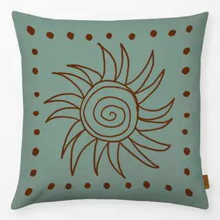 Kissen Spanish Swirl Sun Teal