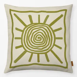 Kissen Abstract Swirl Sun