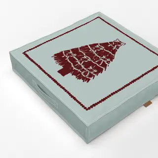 Bodenkissen Blue/Red