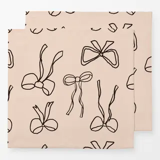 Servietten Pink/Brown