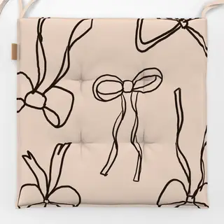 Sitzkissen Pink/Brown