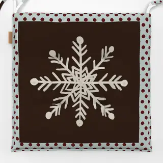 Sitzkissen Snowflake