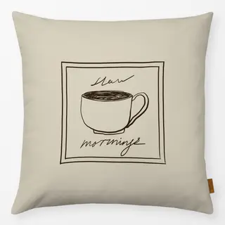 Kissen Slow Mornings Coffee