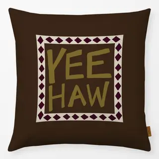 Kissen Yeehaw Typography