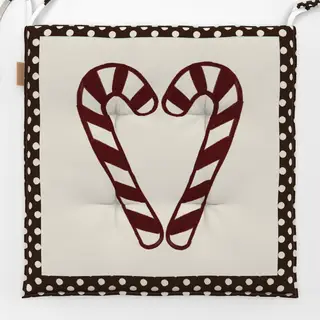Sitzkissen Candy Cane
