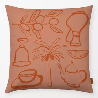 Kissen Boho Pink Moroccan Nights