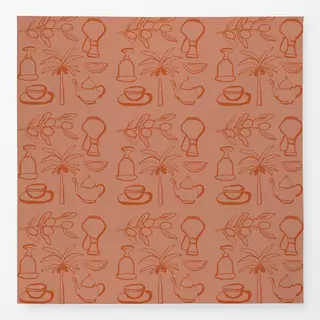 Tischdecke Boho Pink Moroccan Nights