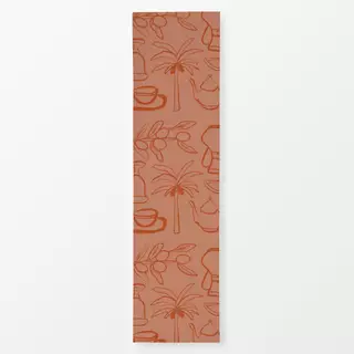 Tischläufer Boho Pink Moroccan Nights
