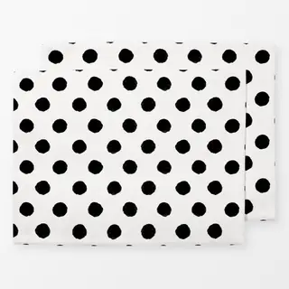 Tischset White/Black