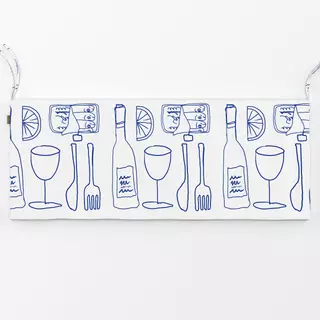 Bankauflage Dinnerware Blue