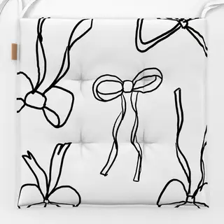 Sitzkissen White/Black