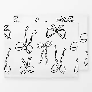 Tischset White/Black