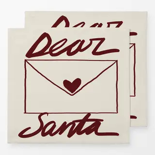 Servietten Dear Santa