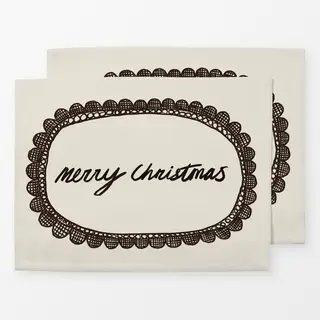 Tischset Merry Christmas