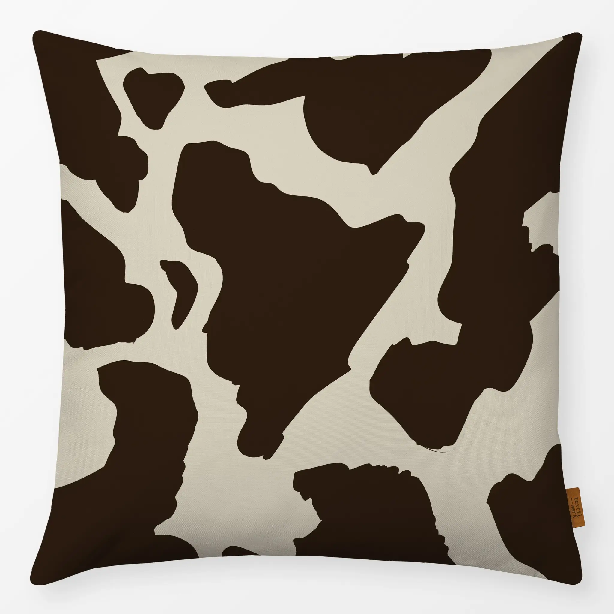 Kissen Kissen Creme Cow Print