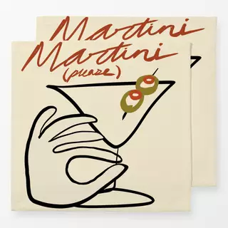 Servietten Martini Please