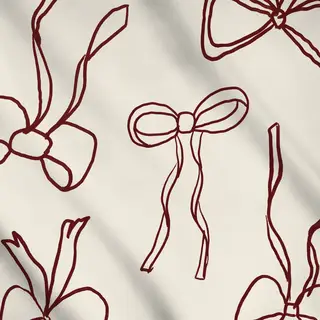 Meterware Beige/Red