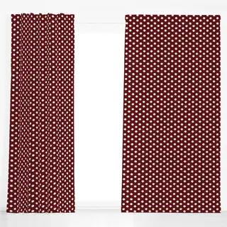 Dekovorhang Red/Beige