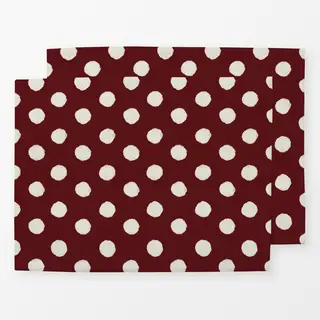 Tischset Red/Beige