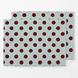 Tischset Blue/Red