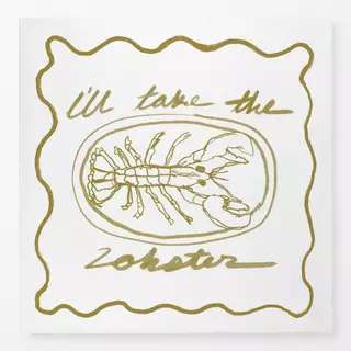 Tischdecke I'll Take the Lobster
